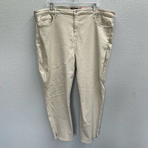 NYDJ NWT Jeans Women's Plus Size 22 Short Tan
Curves 360 Slim Straight New